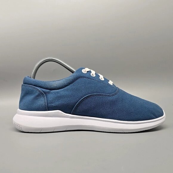 Propet FLICKER Blue Canvas Wide Sneakers Shoes Women’s Size 7 X(2E) - Picture 6 of 12